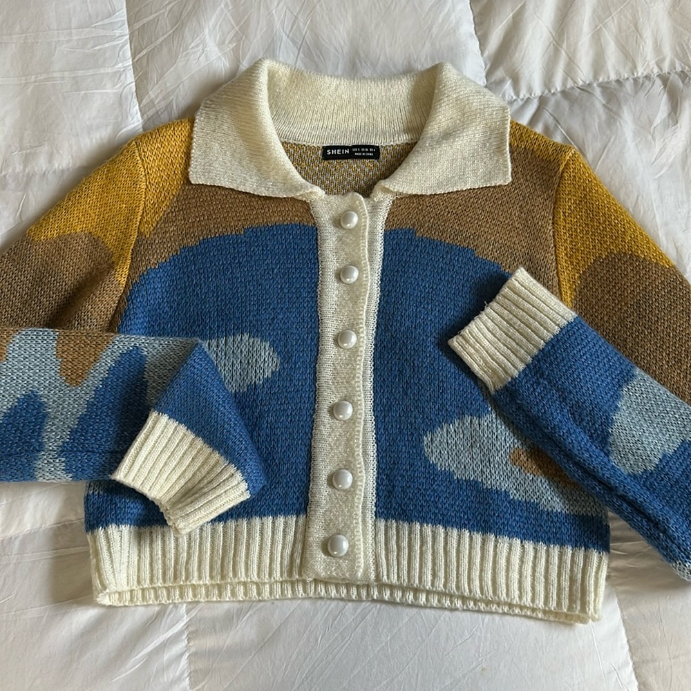 Cropped Knit Sweater
